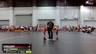 40 lbs Semis (4 Team) - Carina Bange, Backyard Bullies vs Wyatt Thompson, Full Circle