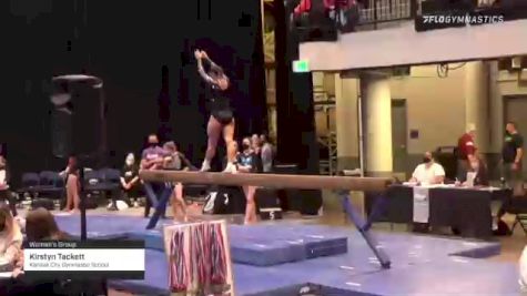 Kirstyn Tackett - Women's Group, Kansas City Gymnastic School - 2021 Women's Xcel Region 4 Championships
