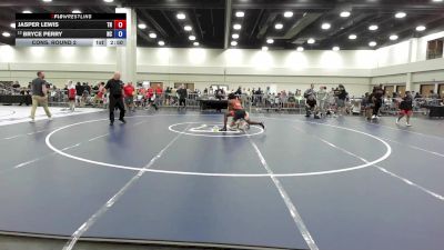 132 lbs Cons. Round 2 - Jasper Lewis, TN vs Bryce Perry, NC