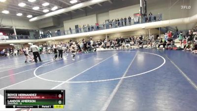 92 lbs Semis & 3rd Wb (16 Team) - Landon Amerson, Shootbox vs Royce Hernandez, Sanderson Wrestling Academy