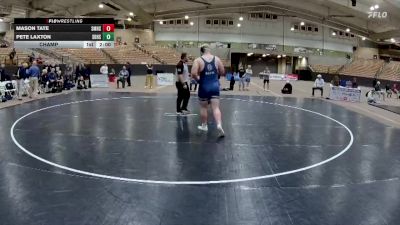 285 lbs Champ - Jonathan Davis, Soddy Daisy High School vs Zander Moody, Signal Mountain High School