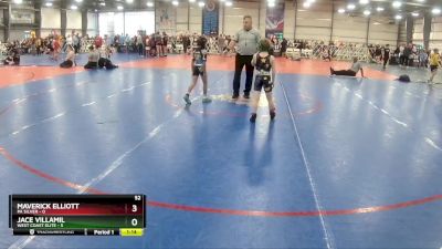 52 lbs Rd# 5- 3:45pm Friday Final Pool - Jace Villamil, West Coast Elite vs Maverick Elliott, PA Silver