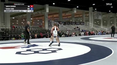 U15 GR - 48 lbs Semis - Mick Dobbs, Interior Grappling Academy vs Evan Cies, Steller Trained Wrestling