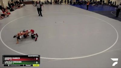 70 lbs Quarterfinals (8 Team) - Jaxson Mareck, Rocori vs Lincoln Dresher, St. Charles