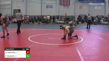 182 lbs Consi Of 8 #1 - Nicholas Macomber, Uprising MMA vs Sean Mcdaniel, Swampmonsters