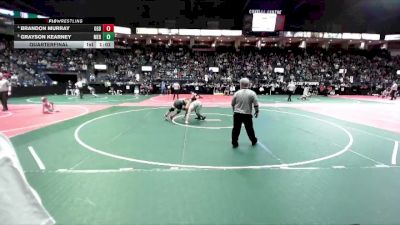 160 lbs Quarterfinal - Grayson Kearney, MED1 vs Brandon Murray, GGBA