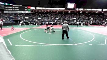 160 lbs Quarterfinal - Grayson Kearney, MED1 vs Brandon Murray, GGBA