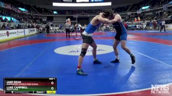 1A-4A 182 Quarterfinal - Luke Campbell, White Plains vs Jake Dean, Montgomery Catholic Prep School