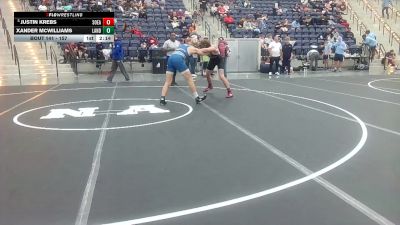 157 lbs Champ. Round 2 - Justin Krebs, Southeastern vs Xander Mcwilliams, LANDER