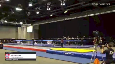 Nick Forster - Tumbling, Dynamic Gymnastics - 2021 USA Gymnastics Championships