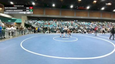 235 lbs Quarterfinal - Maya Rustrion, Bonanza vs Lizabeth Henderson, Mazama