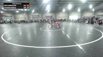 125 lbs Consi Of 32 #2 - Nate Harralson, CircleS Training Center vs Jackson Dunkle, Open Mats