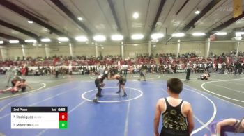 123 lbs 2nd Place - Pablito Rodriguez, Alamosa vs Jayce Maestas, Alamosa