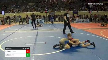 60 lbs Consolation - Levi Cherry, Newcastle Youth Wrestling vs Knox Kline, HBT Grapplers