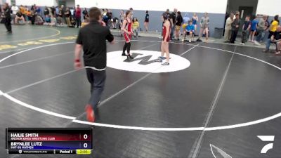 119 lbs Round 2 - Hailie Smith, Anchor Kings Wrestling Club vs Brynlee Lutz, Mat-Su Matmen