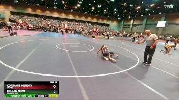 100 lbs Cons. Round 4 - Cortanie Hendry, La Pine vs Kellan Niimi, Granite Bay