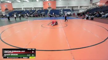 165 lbs Cons. Round 5 - Tristian Robinson-July, Cortland State vs Mason Grodzki, RIT