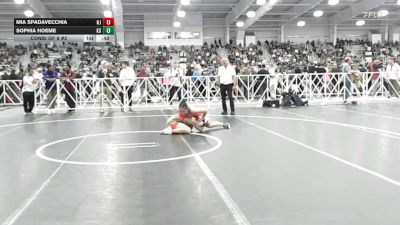 138 lbs Consi Of 8 #2 - Mia Spadavecchia, NJ vs Sophia Hoeme, KS