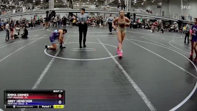 114 lbs Round 6 (8 Team) - Emma Grimes, Lady Assassins vs Grey Henecker, MGW Lost Souls