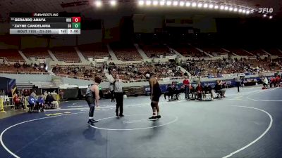 D1-285 lbs Champ. Round 1 - Zayne Candelaria, Sunnyside High School vs Gerardo Anaya, Kofa High School