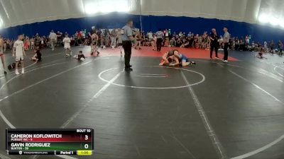 110 lbs Round 4 (6 Team) - Gavin Rodriguez, Buxton vs Cameron Koflowitch, Pursuit WC