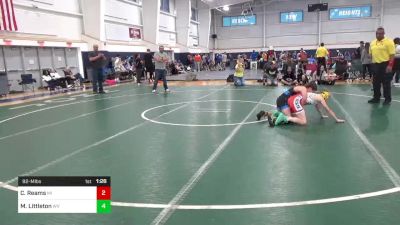 92-M lbs Semifinal - Cole Reams, MI vs Michael Littleton, WV