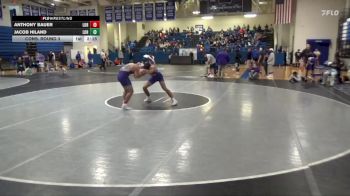 165 lbs Cons. Round 3 - Jacob Hiland, Loras vs Anthony Bauer, Loras