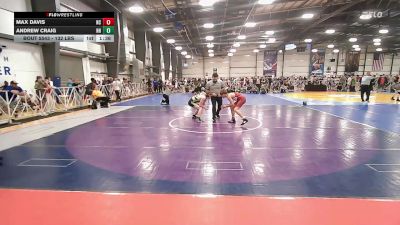 132 lbs Round Of 64 - Max Davis, NC vs Andrew Craig, NH