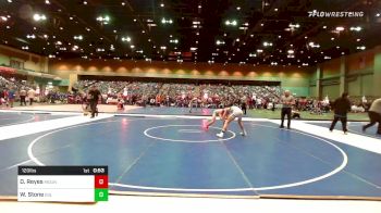 120 lbs Consi Of 32 #1 - Danny Reyes, Mountain Ridge High School - B vs Wylie Stone, Eagle