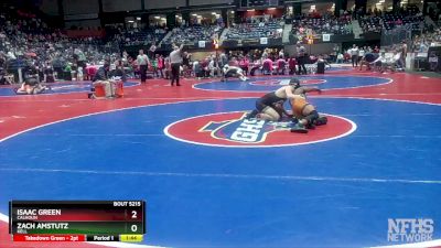 5A-165 lbs Semifinal - Isaac Green, Calhoun vs Zach Amstutz, Kell