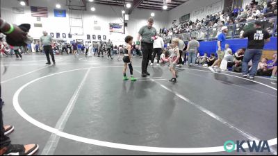 43 lbs Semifinal - Beckett Loftus, Carl Albert vs Zayden Lewis, Team Nomad
