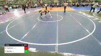 125 lbs Consi Of 16 #1 - Cash Faulkner, Henryetta Knights Wrestling Club vs Curtis Bartley, Institute Of Combat
