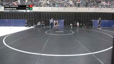 171 lbs Semifinal - Peter Thompson, Dansville vs Cameron Pote, Newfield