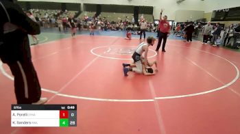 97 lbs Rr Rnd 5 - AJ Porelli, Dynamic vs Kellen Sanders, Roundtree Wrestling Academy Black