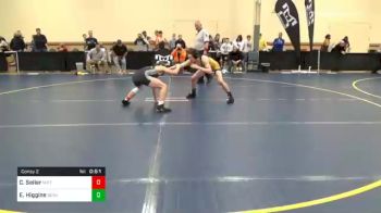 132 lbs Consolation - Colby Seiler, Mifflin County vs Ethan Higgins, Bethel Park