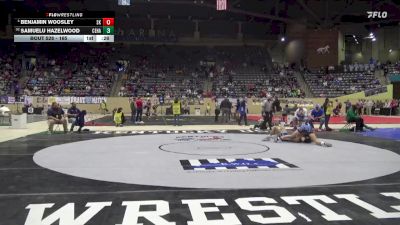 165 lbs Cons. Round 2 - Samuelu Hazelwood, Central Hardin vs Benjamin Woosley, Simon Kenton