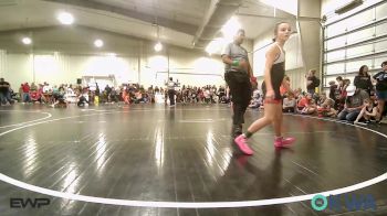 78 lbs Rr Rnd 4 - Adaline Bowman, Dark Cloud Wrestling Club vs Brighton Horawa, Verdigris Youth Wrestling