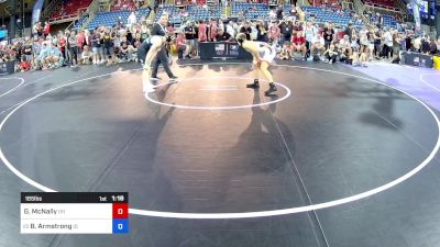 165 lbs Rnd Of 32 - Gabe McNally, OH vs Brock Armstrong, ID