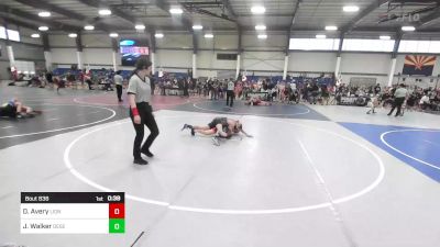 102 lbs Consolation - Dane Avery, Lions WC vs Jaxson Walker, Desert Dogs WC