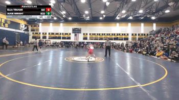 106 lbs Quarterfinal - Ella Trahan, Fort Cherry vs Jaxie Wright, McGuffey