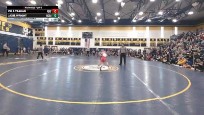 106 lbs Quarterfinal - Ella Trahan, Fort Cherry vs Jaxie Wright, McGuffey