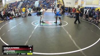 132 lbs Quarters & Wb (16 Team) - Aurelio Gutierrez, Alpha WC vs Jacob Bowen, Soldier City Lions Den