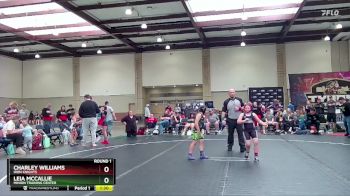 75-80 lbs Round 1 - Charley Williams, Iron Knights vs Leia McCallie, Minion Training Center