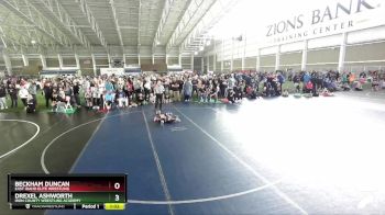 57 lbs Quarterfinal - Drexel Ashworth, Iron County Wrestling Academy vs Beckham Duncan, East Idaho Elite Wrestling