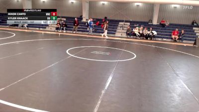 157 lbs Quarterfinal - Kyler Knaack, Northern Iowa vs Hixon Canto, Western Wyoming College