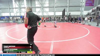 93 lbs Cons. Round 2 - Tyson Huguenin, Basement Boys WC vs Zane Wayman, Ronan WC