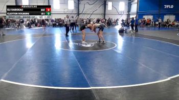 Silver 157 lbs Cons. Round 2 - Clayton Solberg, Wisconsin-Eau Claire vs Eli Rabideau, Wartburg