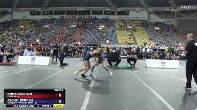 124 lbs Placement (4 Team) - Emma Rinehart, Lourdes vs Rachel Dismuke, University Of Saint Mary