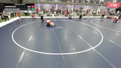 Junior Boys - 150 lbs Cons. Round 4 - Greyson Zellers, Team Tulsa Wrestling Club vs Trenton Bell, Threestyle Wrestling Of Oklahoma