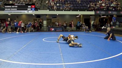 120 lbs Cons. Quarters - Gabriel Beyer, Team Nazar Training Center vs Julian Chavez, Merrillville Pirates Wrestling Club